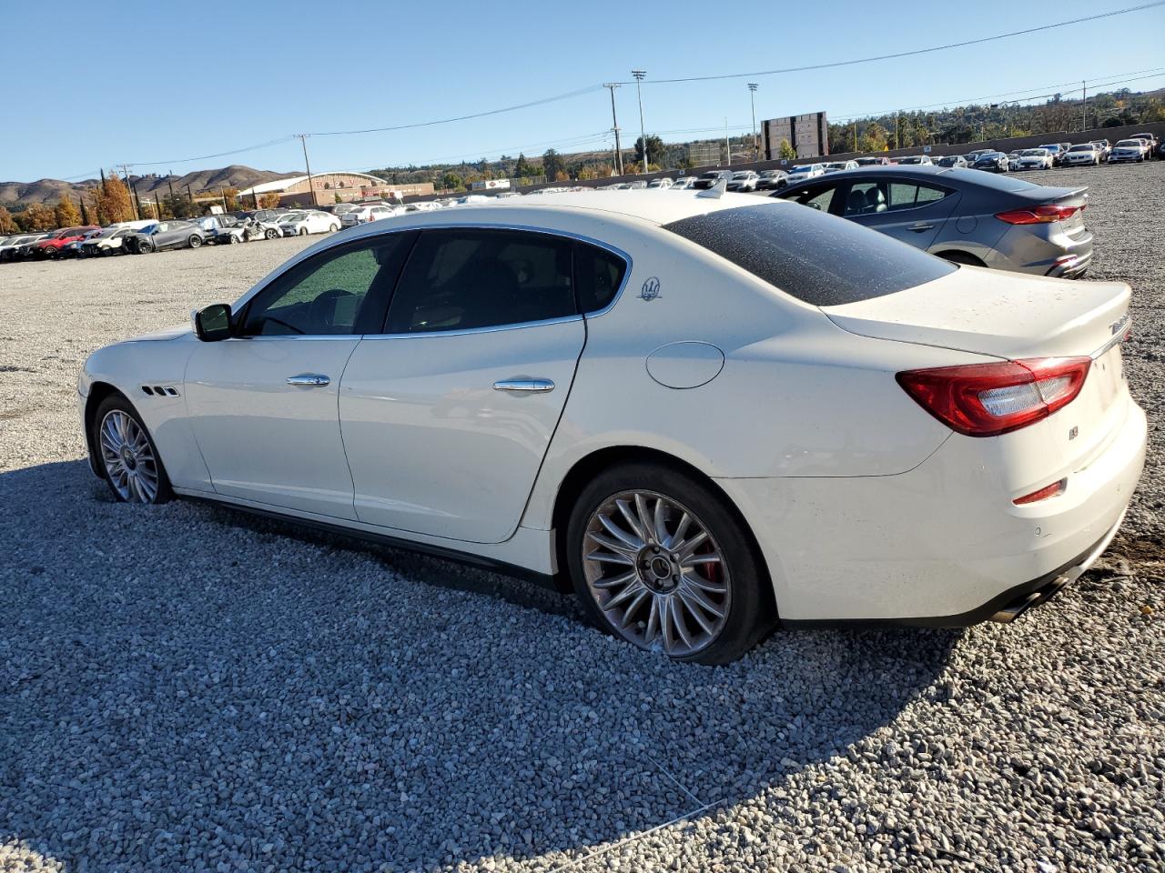 Image 2 of 2014 MASERATI QUATTROPORTE S 2014 with VIN ZAM56RRA5E1113816