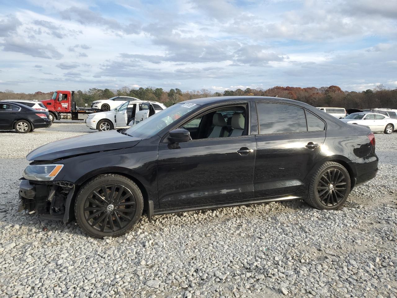 Image 1 of 2016 VOLKSWAGEN JETTA SPORT 2016 with VIN 3VWB17AJ5GM264471