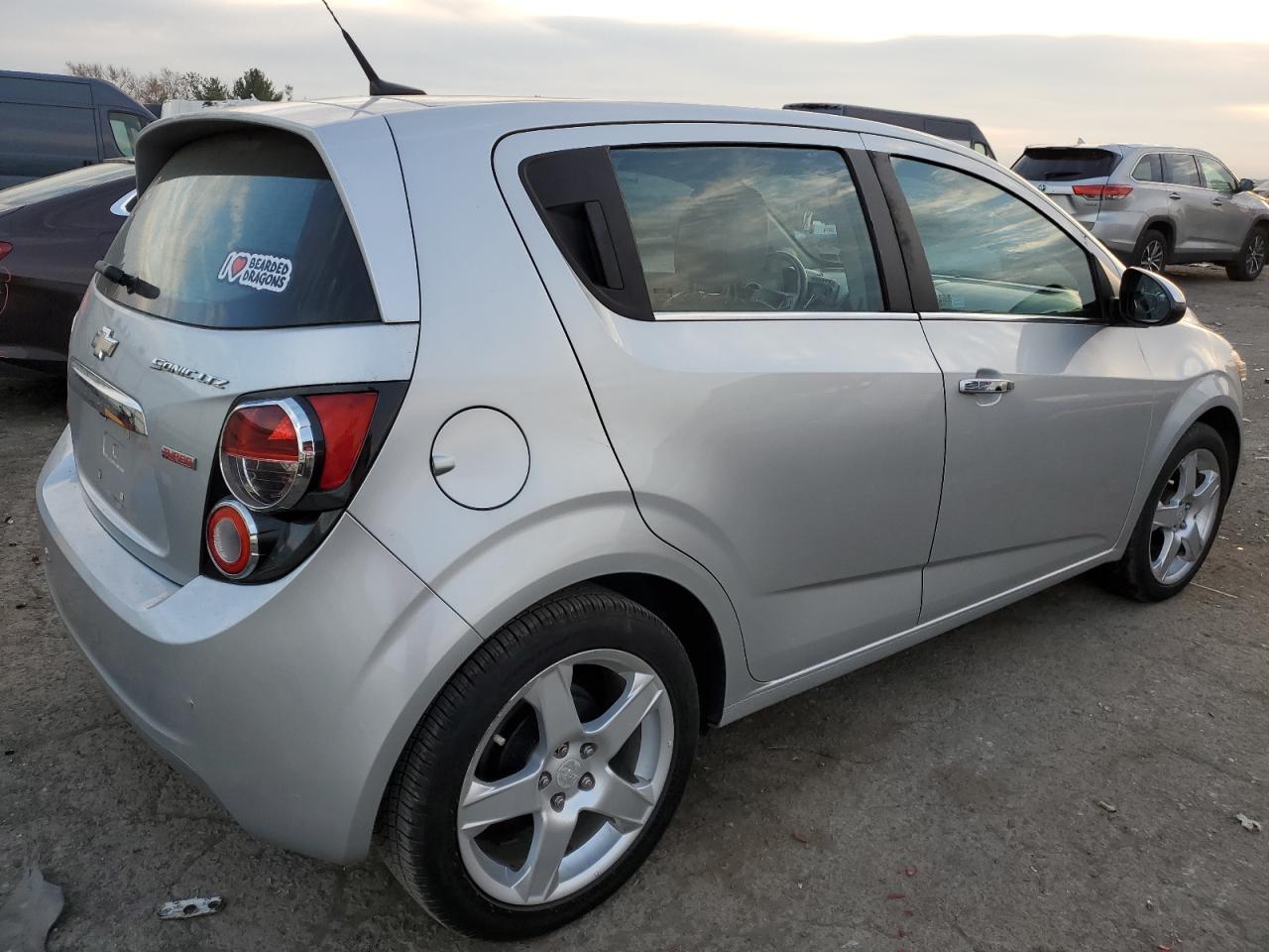 Image 3 of 2014 CHEVROLET SONIC LTZ 2014 with VIN 1G1JE6SBXE4220634