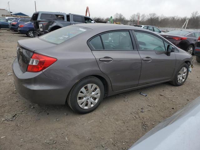 Image 3 of 2012 HONDA CIVIC LX 2012 with VIN 19XFB2F53CE347689