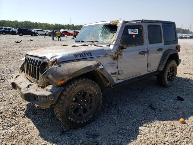 Image 1 of 2020 JEEP WRANGLER UNLIMITED SPORT 2020 with VIN 1C4HJXDG3LW201845