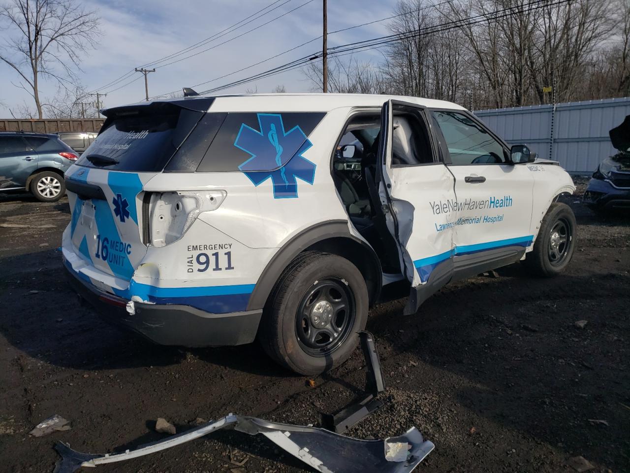 Image 3 of 2020 FORD EXPLORER POLICE INTERCEPTOR 2020 with VIN 1FM5K8AW2LGC67455