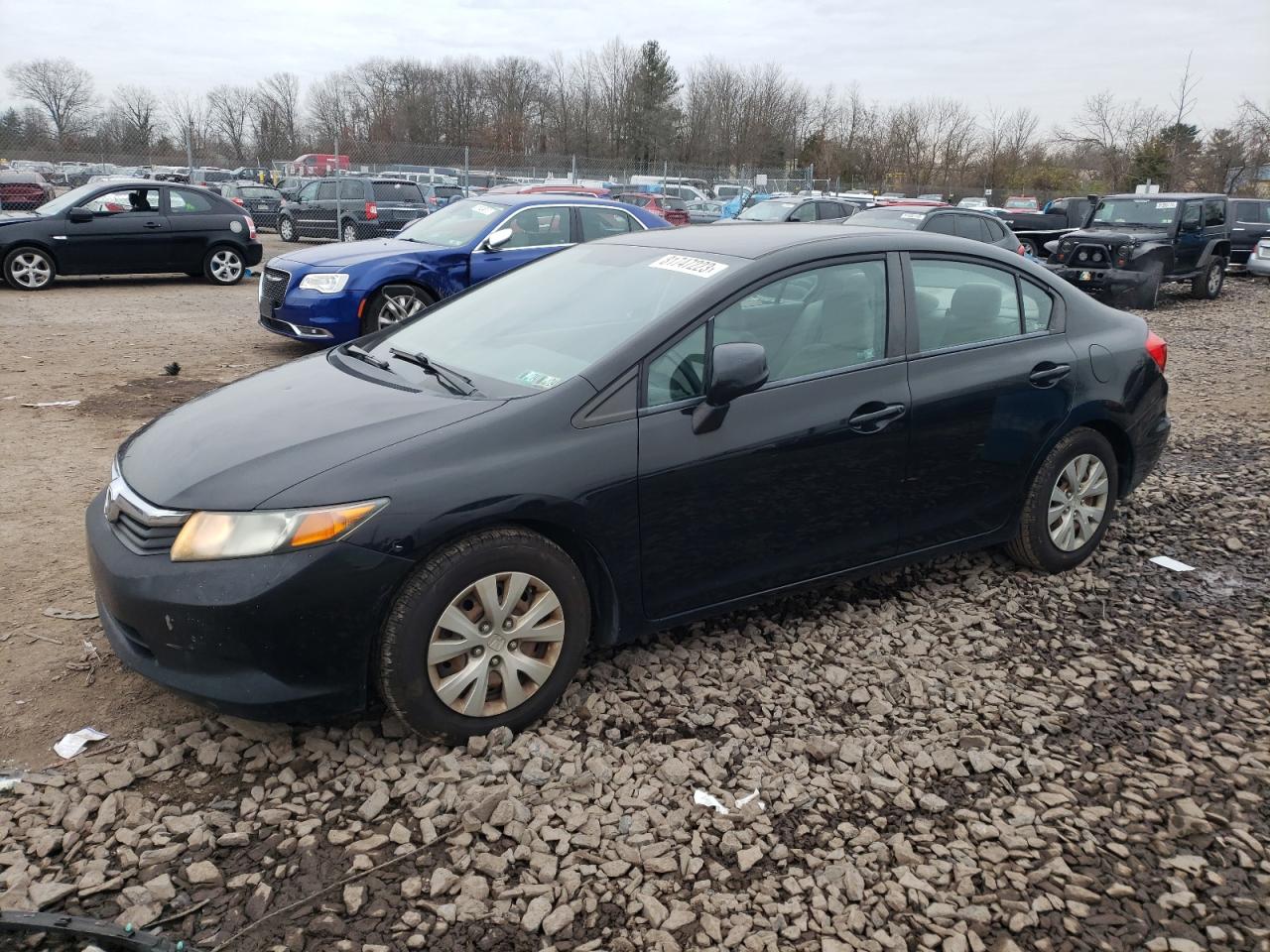 Obraz 1 z 2012 HONDA CIVIC LX 2012 z VIN 19XFB2F57CE308264