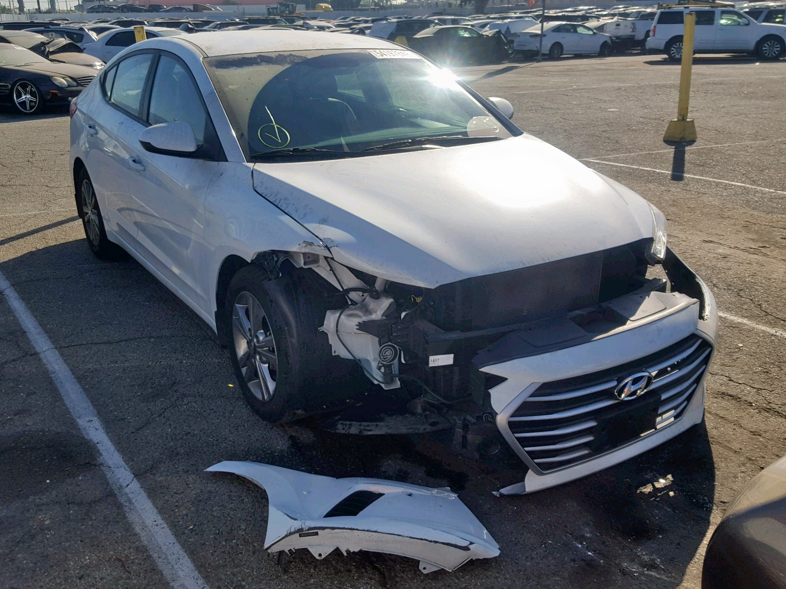 Image 1 of 2017 HYUNDAI ELANTRA SE 2017 with VIN 5NPD84LF9HH199047