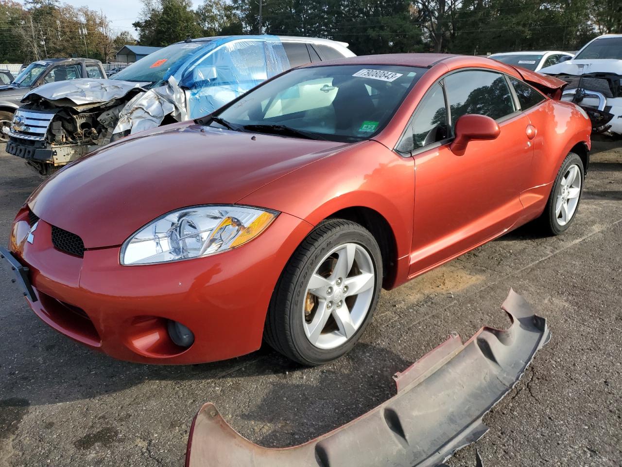 Image 1 of 2008 MITSUBISHI ECLIPSE GS 2008 with VIN 4A3AK24F48E003858