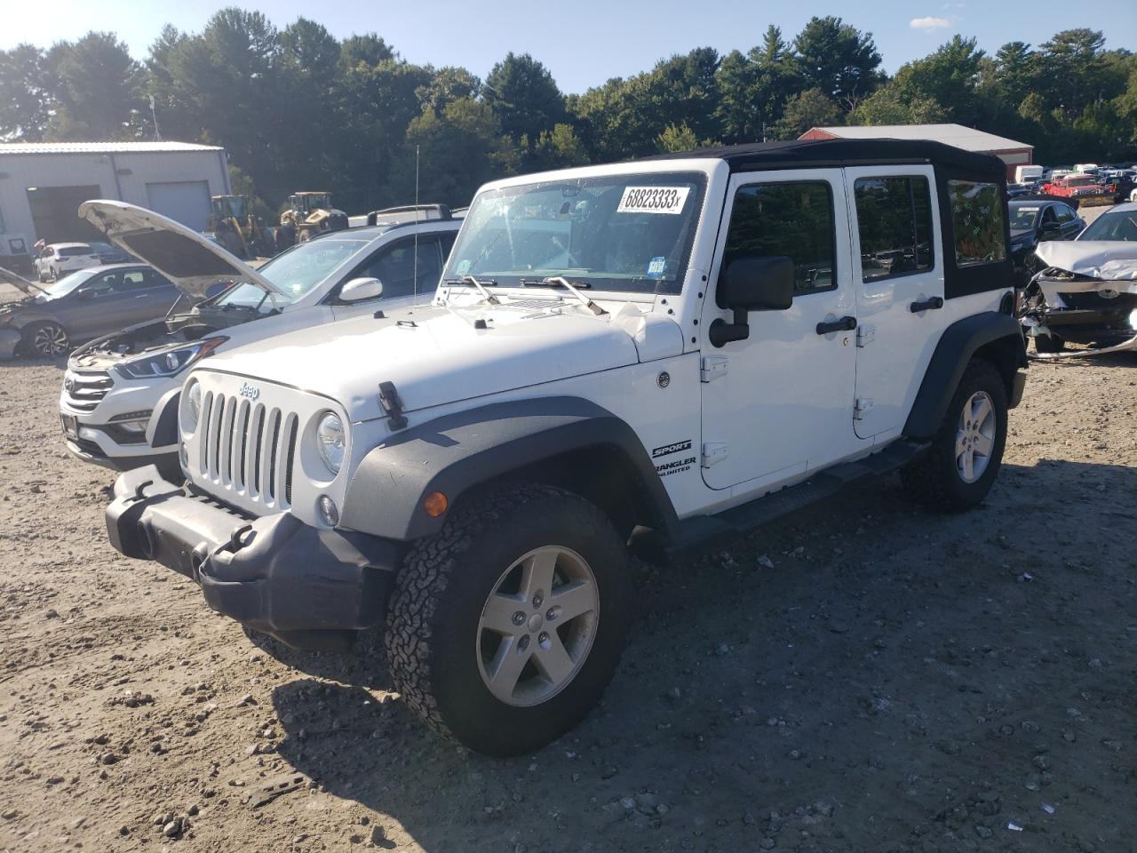Obraz 1 z 2017 JEEP WRANGLER UNLIMITED SPORT 2017 z VIN 1C4BJWDG4HL733422