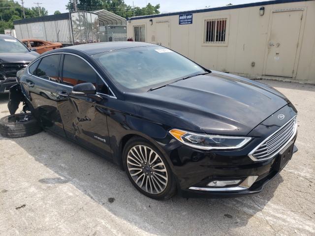Image 1 of 2018 FORD FUSION TITANIUM/PLATINUM HEV 2018 with VIN 3FA6P0RU2JR205743