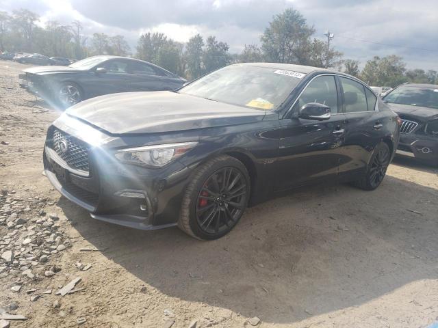 Image 1 of 2019 INFINITI Q50 RED SPORT 400 2019 with VIN JN1FV7ARXKM800837