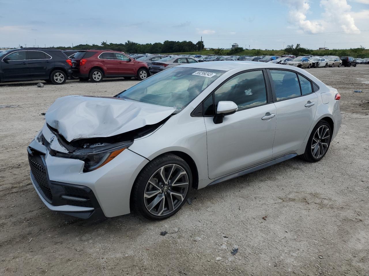Image 1 of 2021 TOYOTA COROLLA SE 2021 with VIN 5YFS4MCE5MP094822