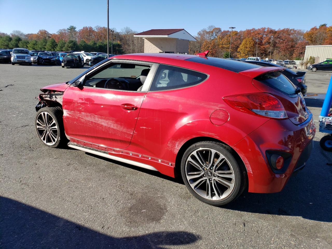 Image 2 of Hyundai Veloster Turbo 2017 with VIN KMHTC6AE1HU308635