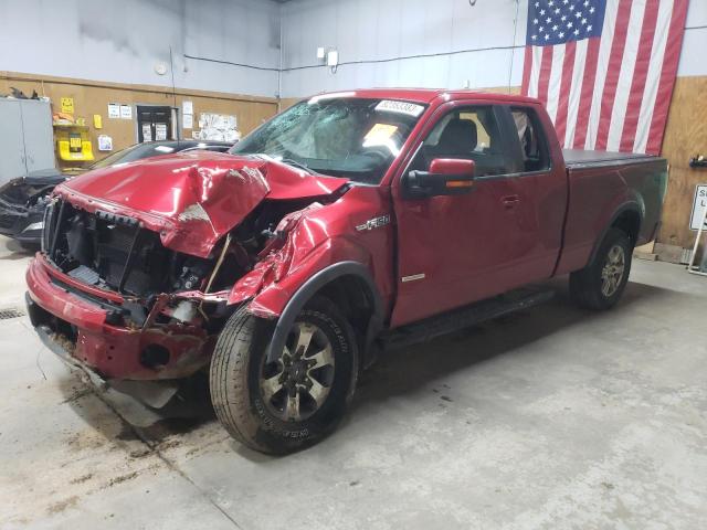 Image 1 of 2012 FORD F150 SUPER CAB 2012 with VIN 1FTFX1ET7CFC93380
