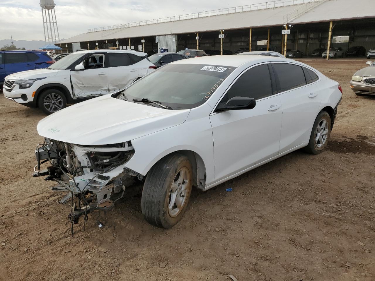 Image 1 of 2018 CHEVROLET MALIBU LS 2018 with VIN 1G1ZB5ST2JF182295