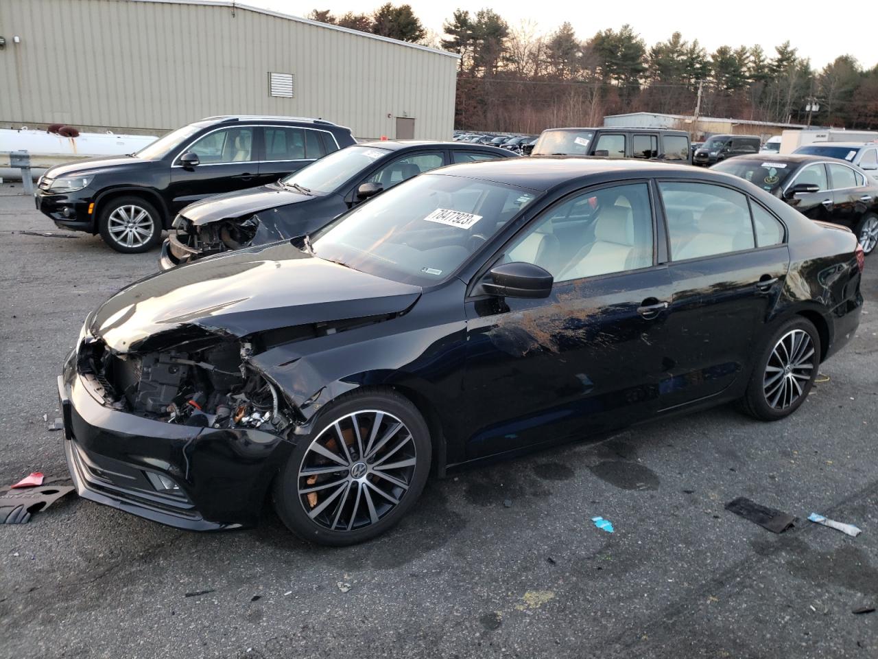 Изображение 1 2016 VOLKSWAGEN JETTA SPORT 2016 с VIN 3VWB17AJ6GM257366