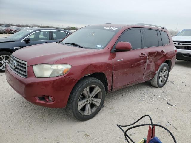 Image 1 of 2008 TOYOTA HIGHLANDER SPORT 2008 with VIN JTEDS43AX82021859