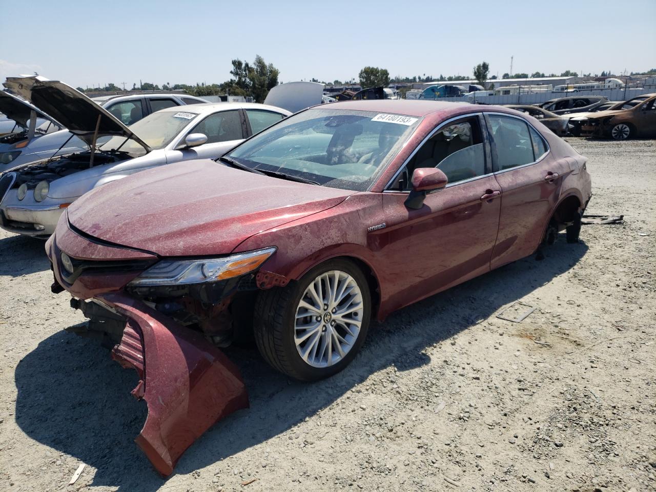 Image 1 of 2020 TOYOTA CAMRY XLE 2020 with VIN 4T1F31AK2LU534049
